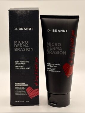 Dr. Brandt Say I Love You Microdermabrasion Body Polishing Exfoliator 3.5oz New